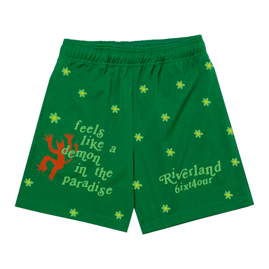 Pantalon Mesh Verde Riverland x 6ixt4our