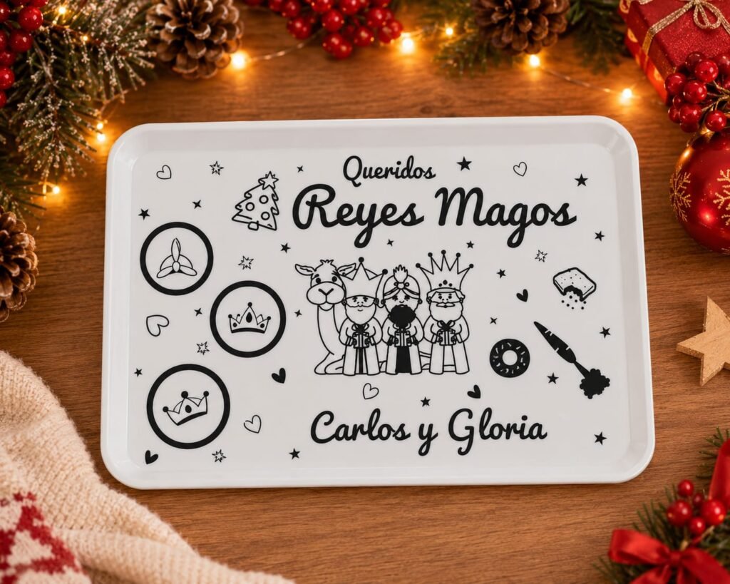 BANDEJA MÁGICA REYES PERSONALIZADA