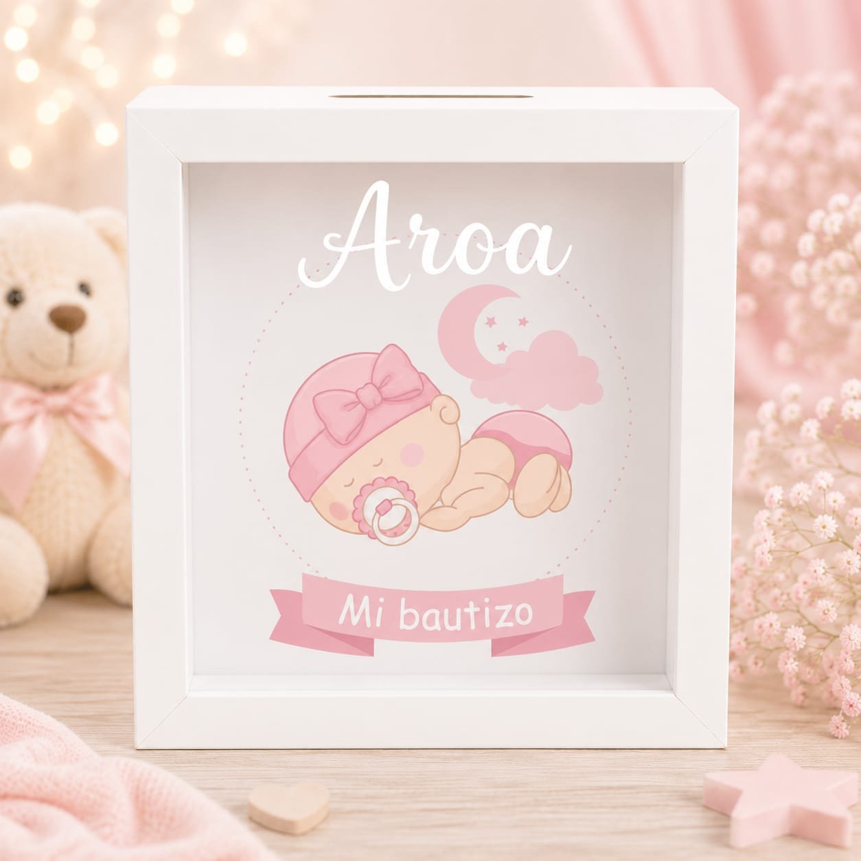 HUCHA MADERA PERSONALIZADA - Imagen 3