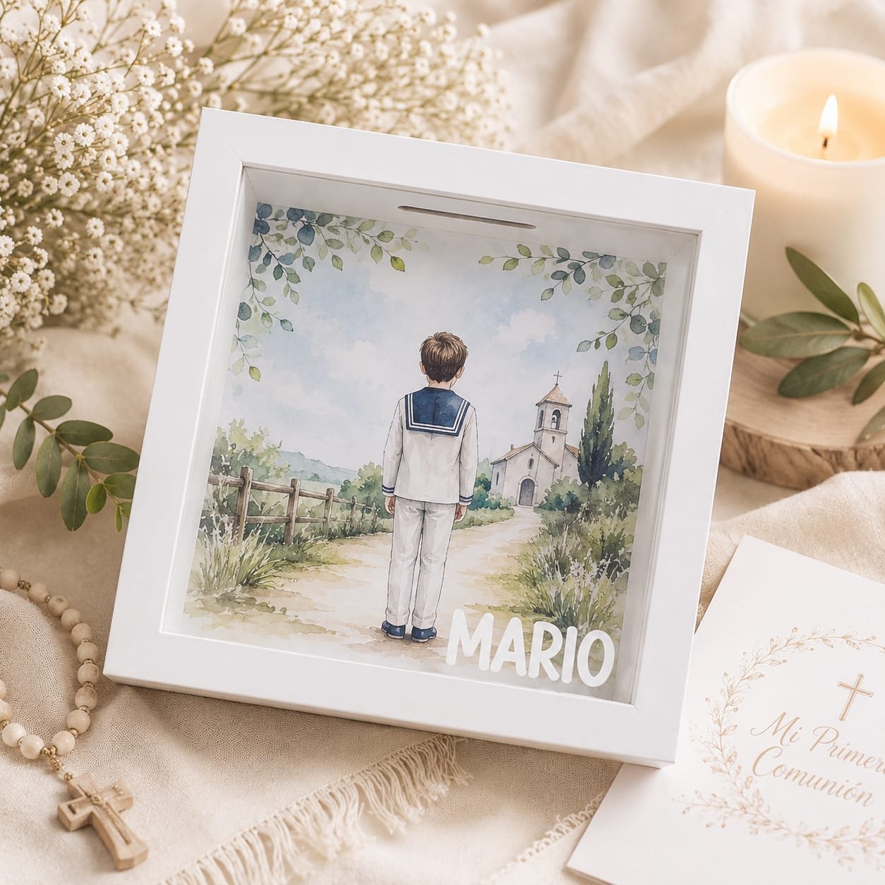 HUCHA MADERA PERSONALIZADA - Imagen 4