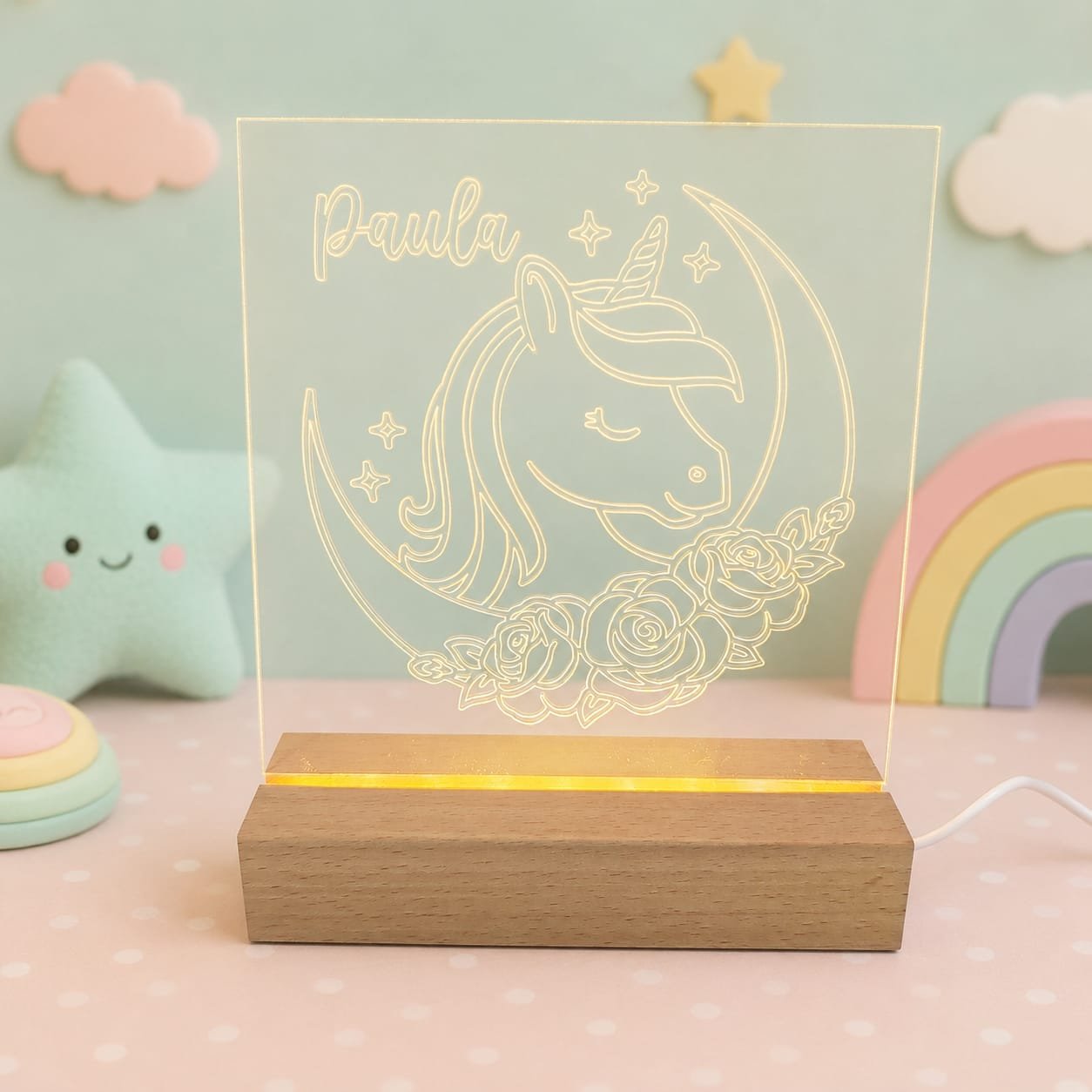 LÁMPARA PERSONALIZADA CON NOMBRE - Imagen 8