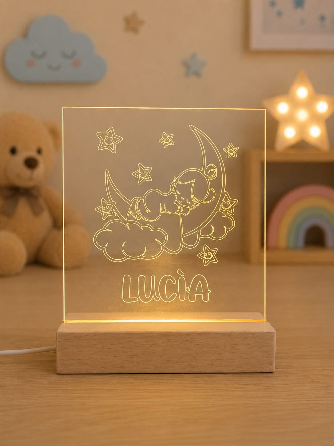 LÁMPARA PERSONALIZADA CON NOMBRE - Imagen 9