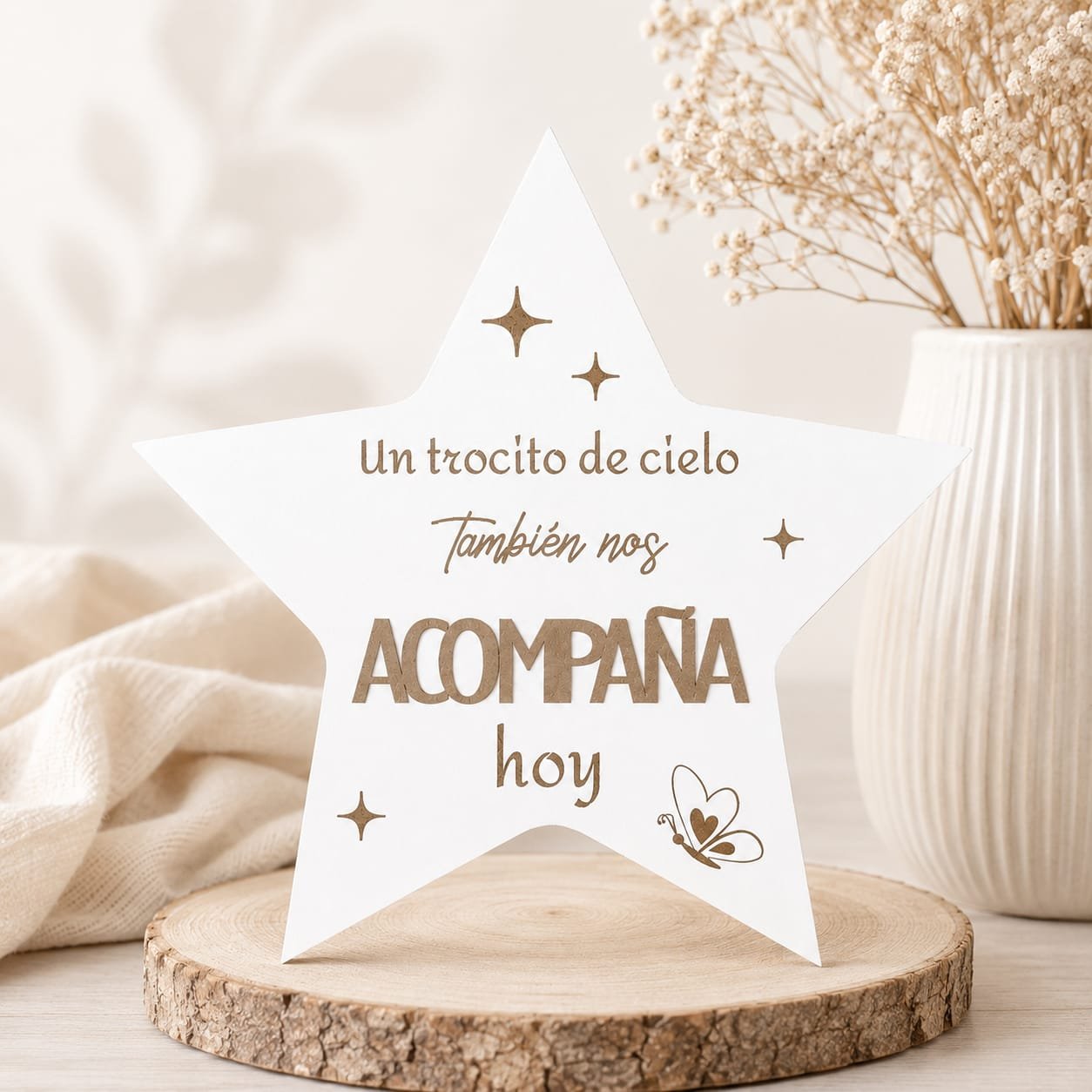 ESTRELLA MADERA "UN TROCITO DE CIELO" - Imagen 2