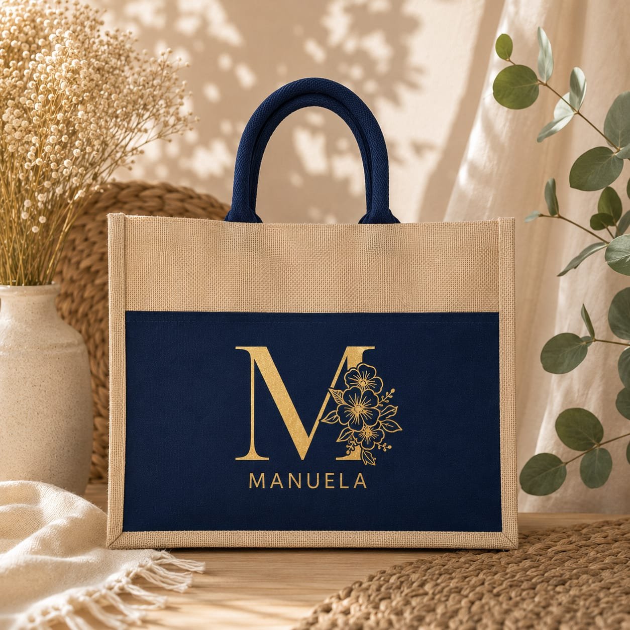 BOLSO YUTE MARINO PERSONALIZADO