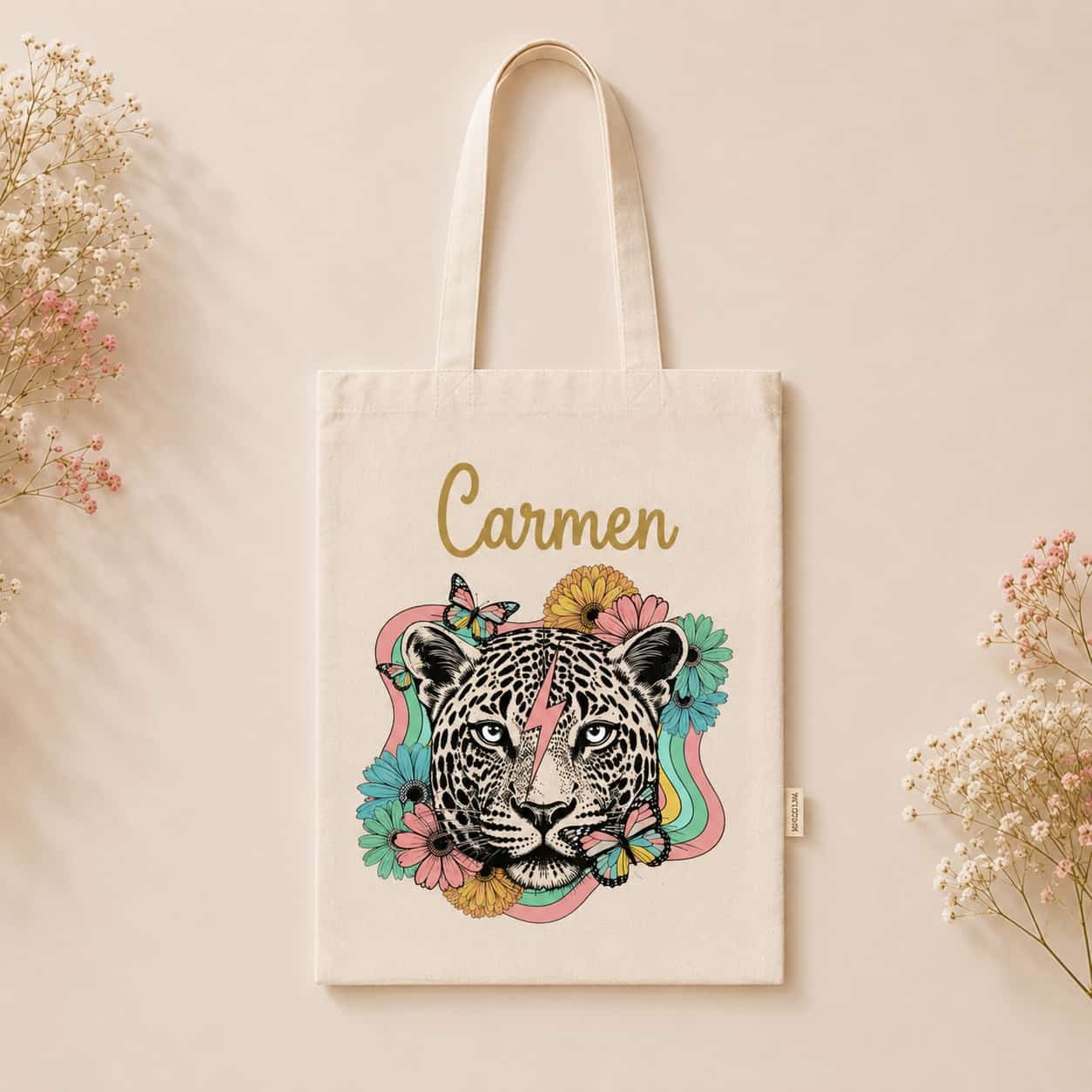 TOTEBAG DISEÑO Y NOMBRE PERSONALIZADO - Imagen 2