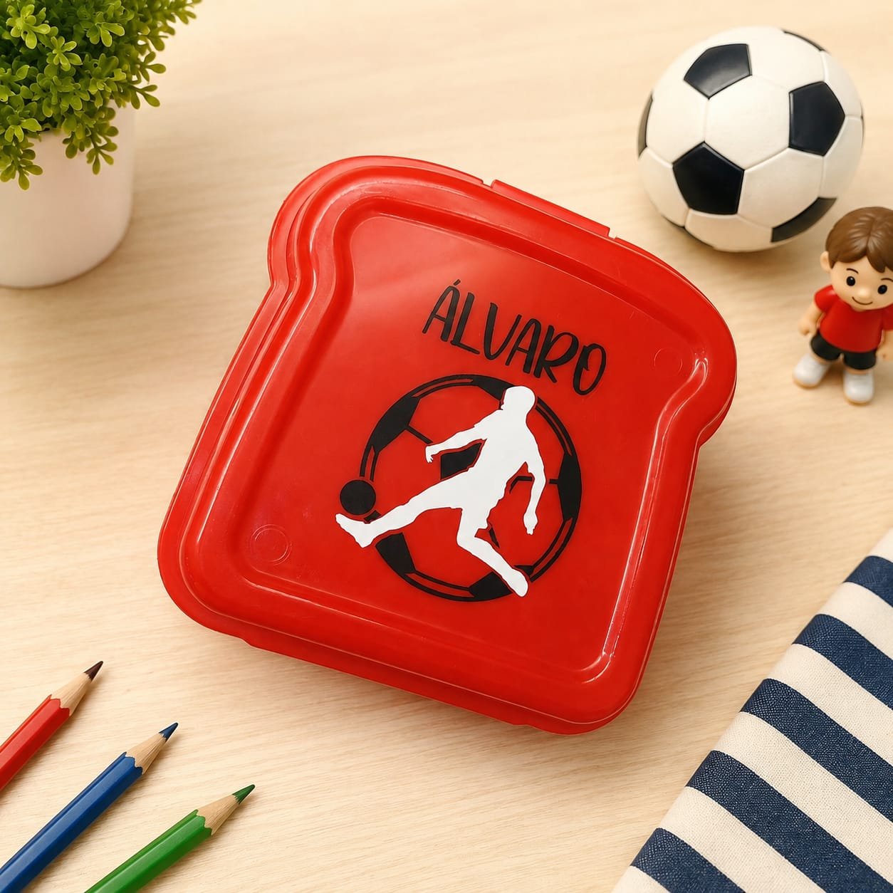 FIAMBRERA O TAPER INFANTIL TIPO SANDWICH - Imagen 3