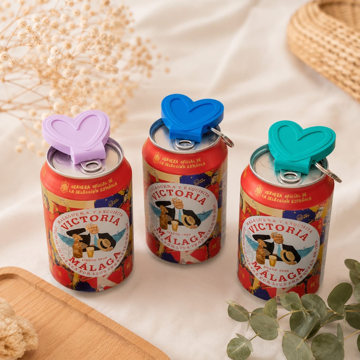 LLAVERO ABRELATAS CORAZÓN