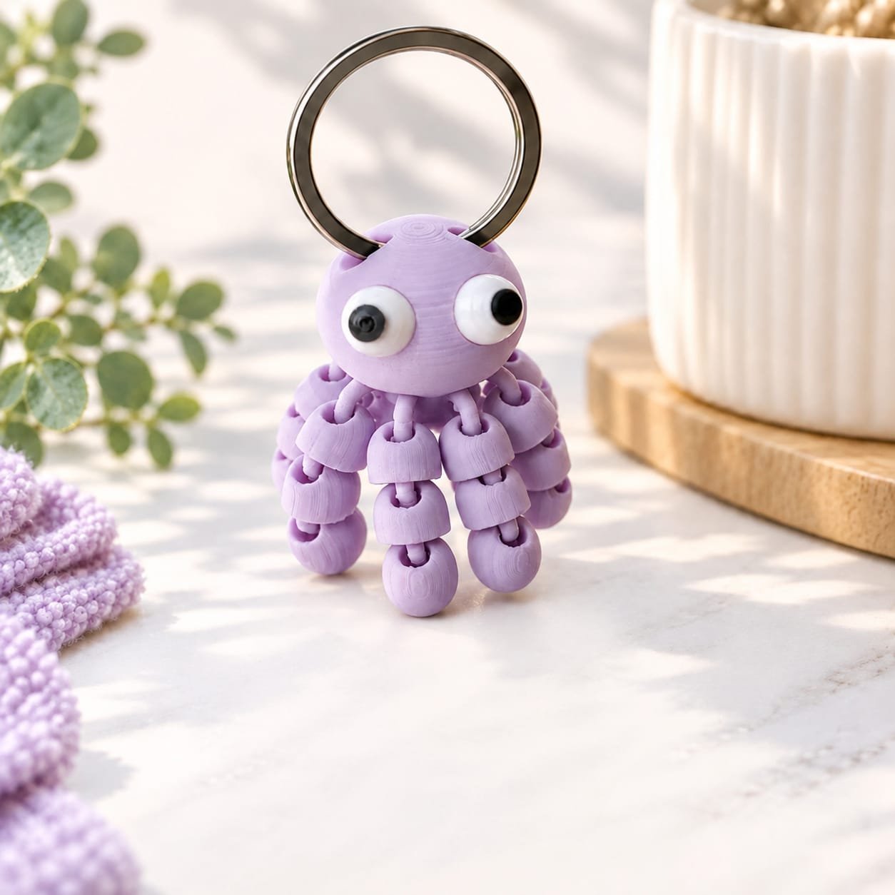 LLAVERO PULPO CON TENTÁCULOS ARTICULADOS - Imagen 9