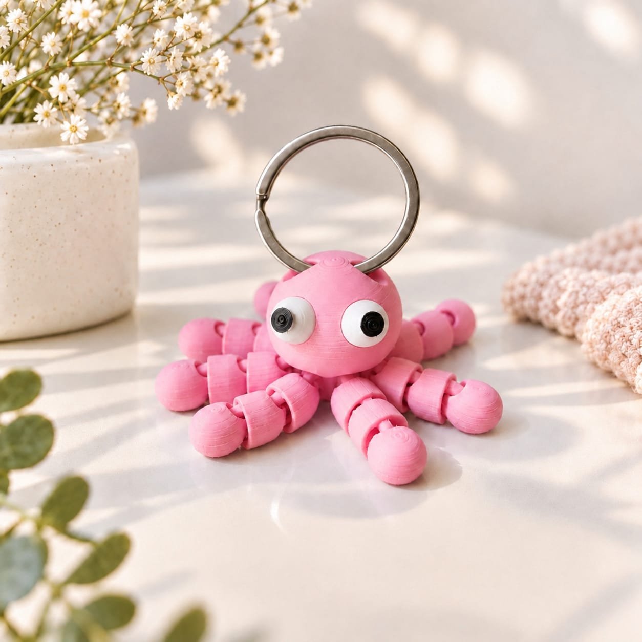 LLAVERO PULPO CON TENTÁCULOS ARTICULADOS - Imagen 7