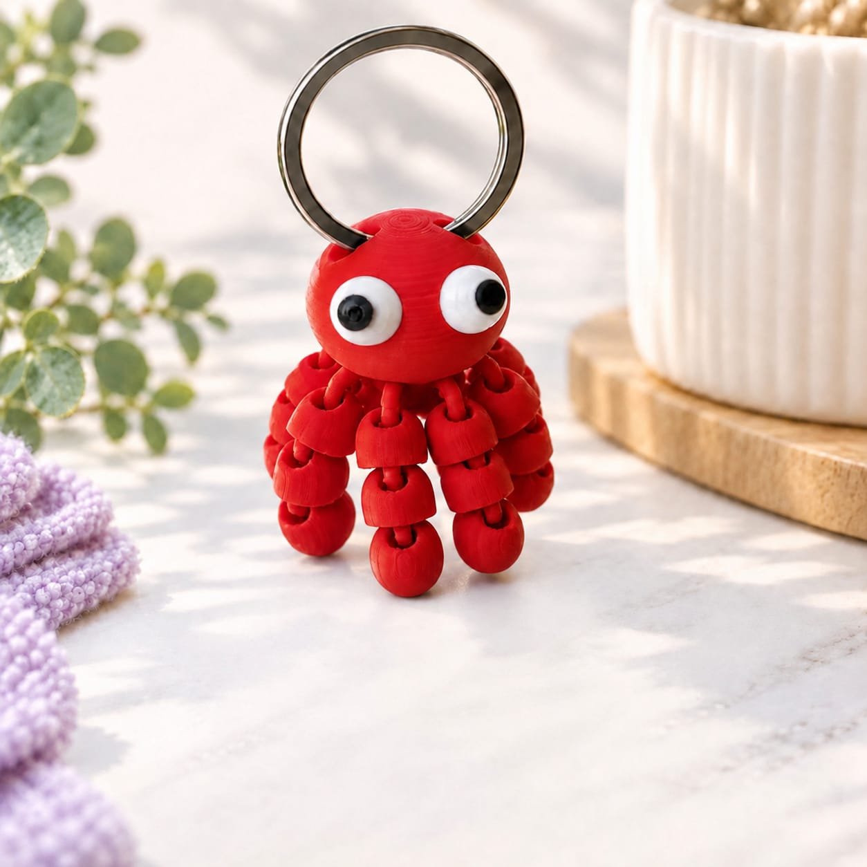 LLAVERO PULPO CON TENTÁCULOS ARTICULADOS - Imagen 8