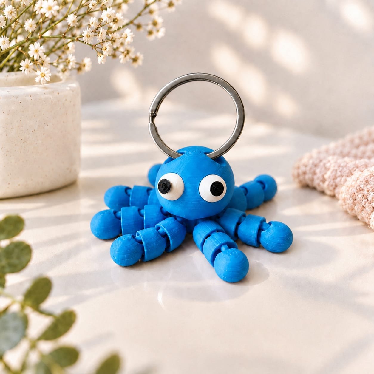 LLAVERO PULPO CON TENTÁCULOS ARTICULADOS - Imagen 5