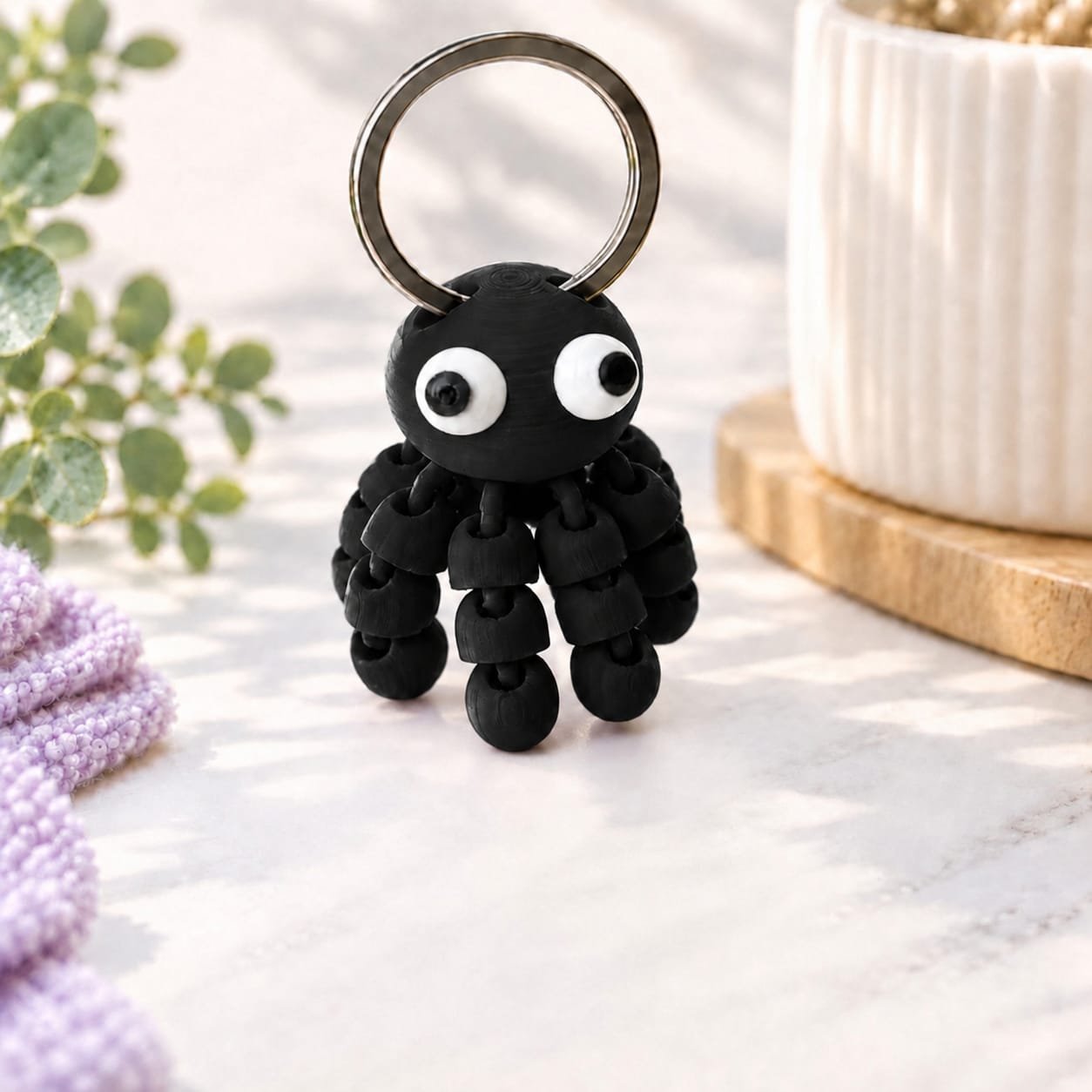 LLAVERO PULPO CON TENTÁCULOS ARTICULADOS - Imagen 3