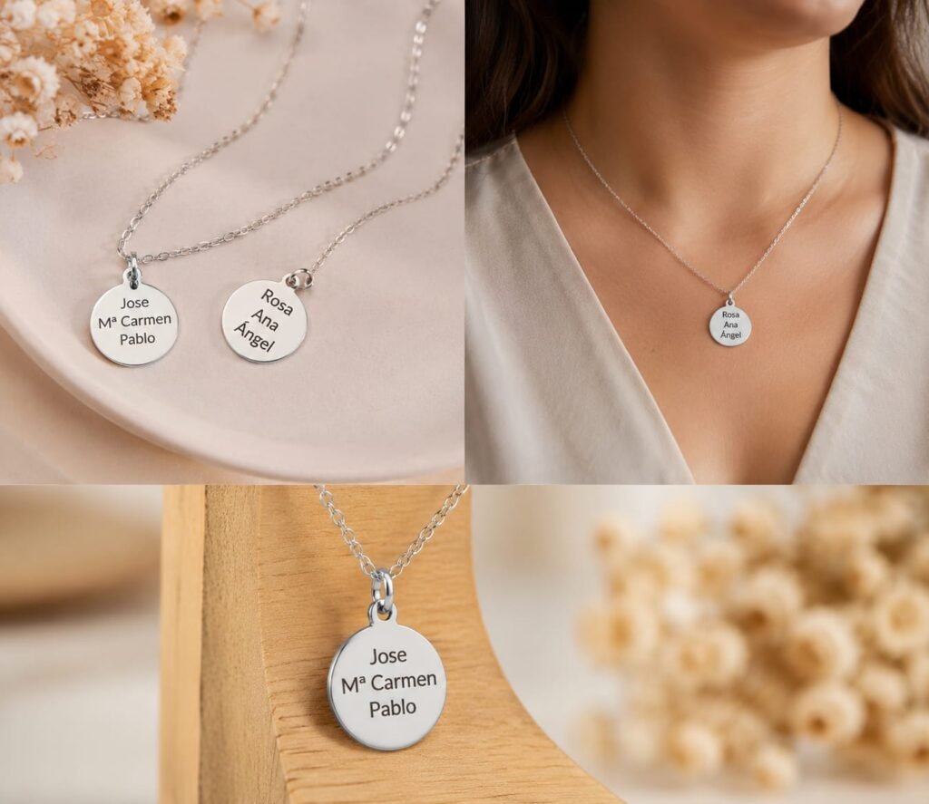 COLGANTE PERSONALIZADO ACERO INOXIDABLE