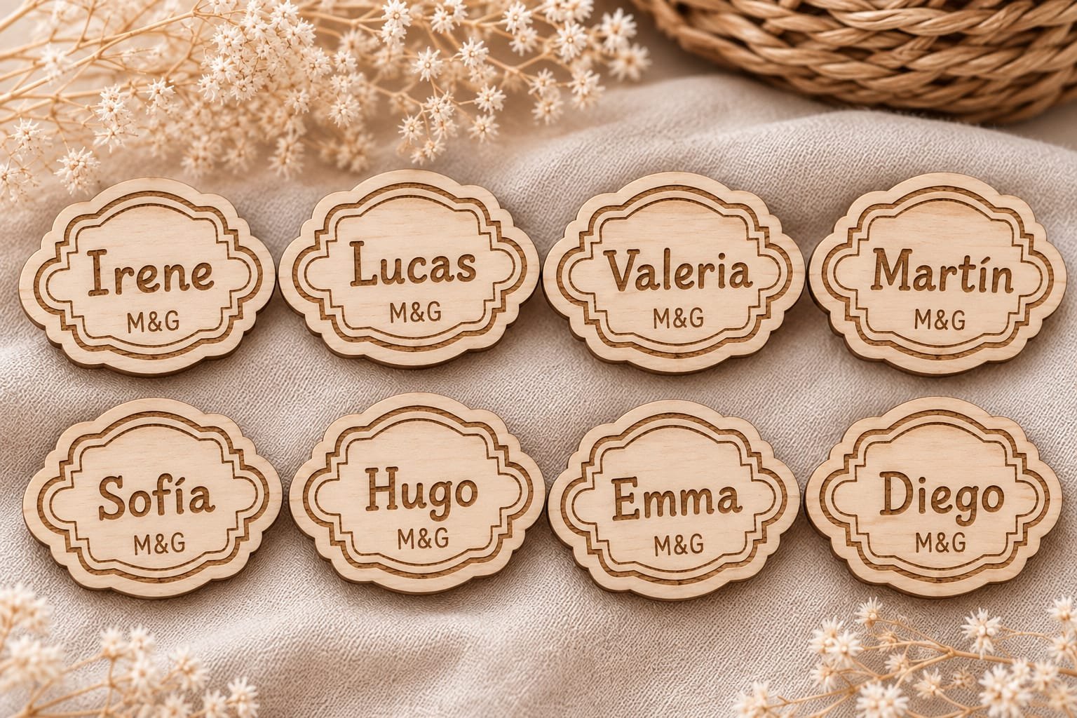 IMÁN MARCASITIOS VINTAGE PERSONALIZADO DE MADERA - Imagen 2
